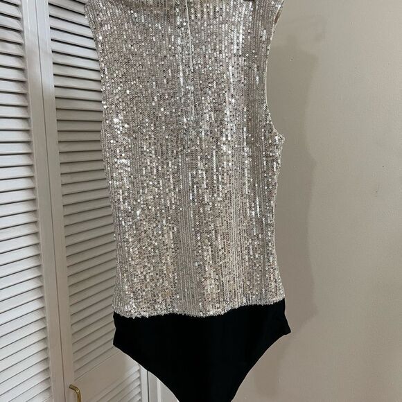 7 For All Mankind Sequin Bodysuit - Picture 5 of 9